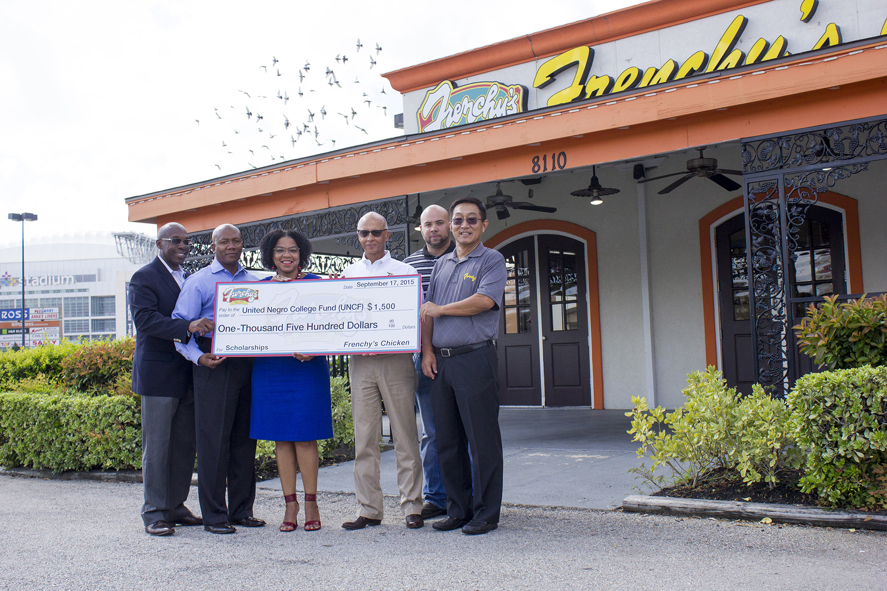 Frenchy’s Chicken Generously Gives Back to UNCF
