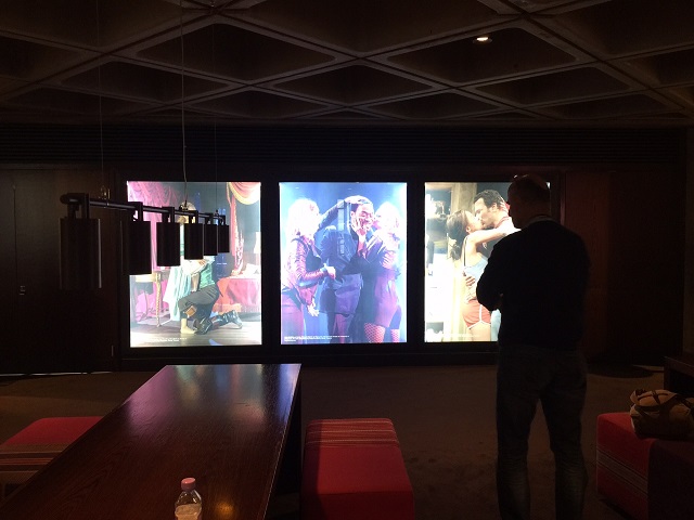 Digital signage displays installed at the National Theatre by onthecase