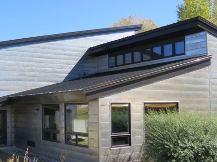 Jackson Hole architects Ward + Blake solved existing building issues, gave Kelly Elementary an updated more contemporary look and took a no-maintenance approach with steel siding and roofs.