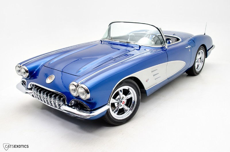 The 1960 Chevrolet Corvette Convertible will be on display at the Seattle International Auto Show, Oct 8-11. Photo credit: CATS Exotics