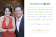 Debbi DiMaggio and Adam Betta pledge to support Giveback Homes