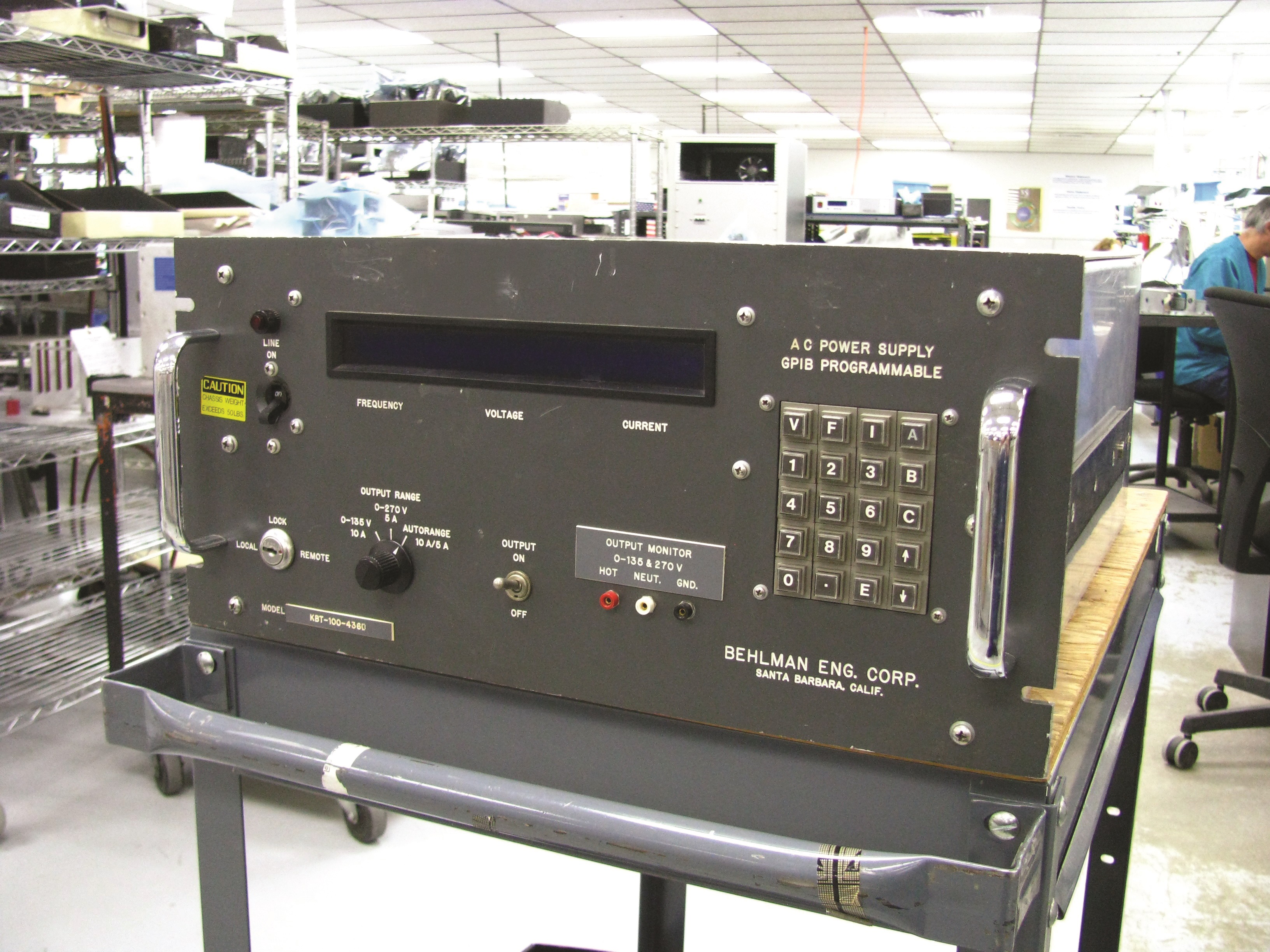 These Behlman Power Supplies have operated successfully in rugged environments worldwide, for more than three decades. In 2015, this one arrived at the Behlman Factory Service Center for a tune-up.