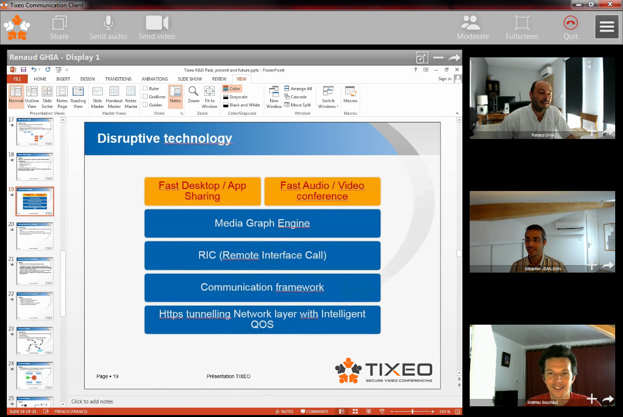 Tixeo: secure video conferencing