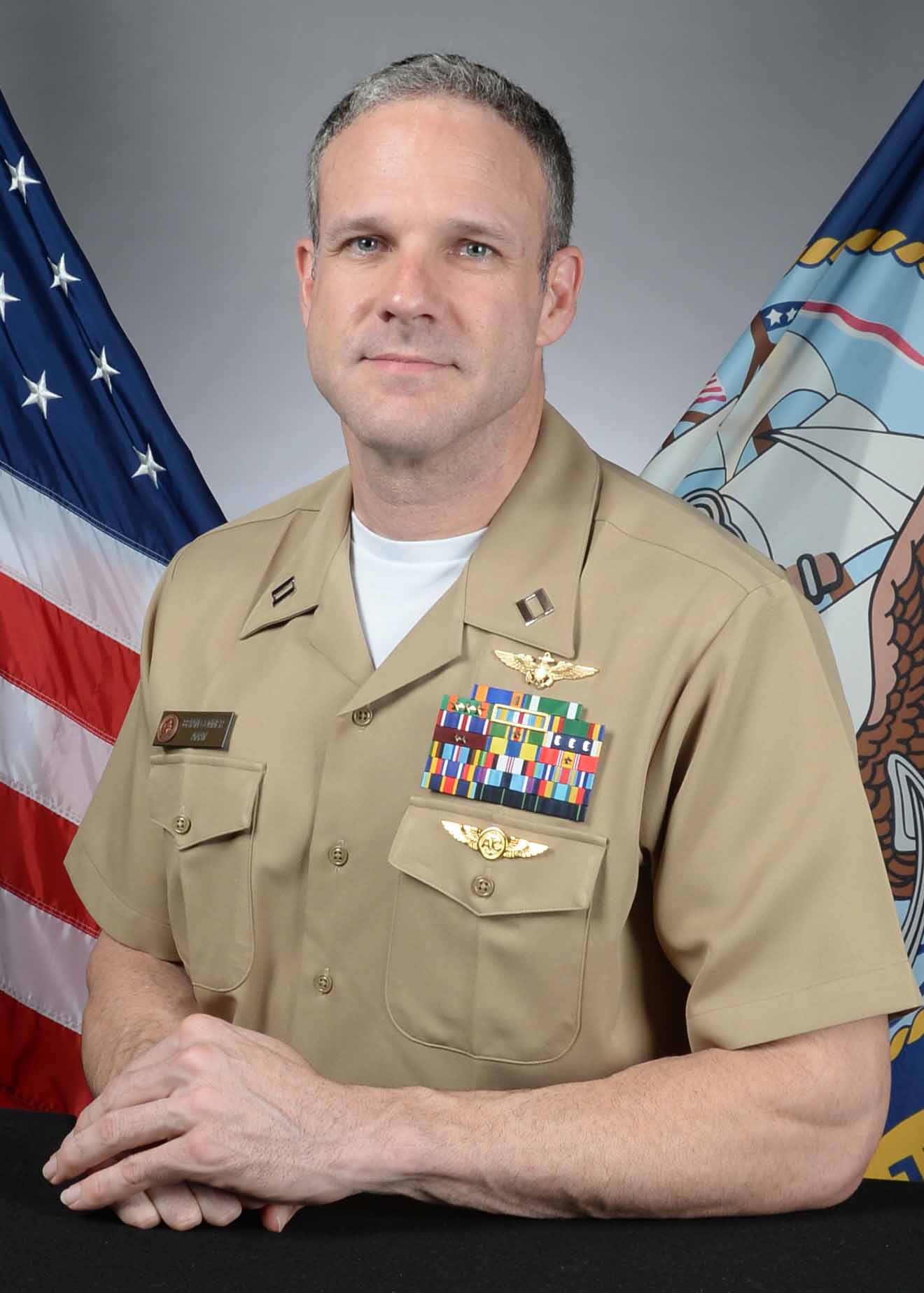 U.S. Navy Lt. Brian Conner, recipient of the Theodore Roosevelt Junior Officer Leadership Award
