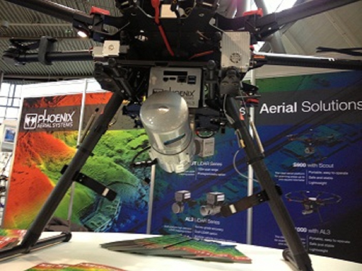 Phoenix Aerial’s third generation AL3 platform using the Velodyne HDL-32E