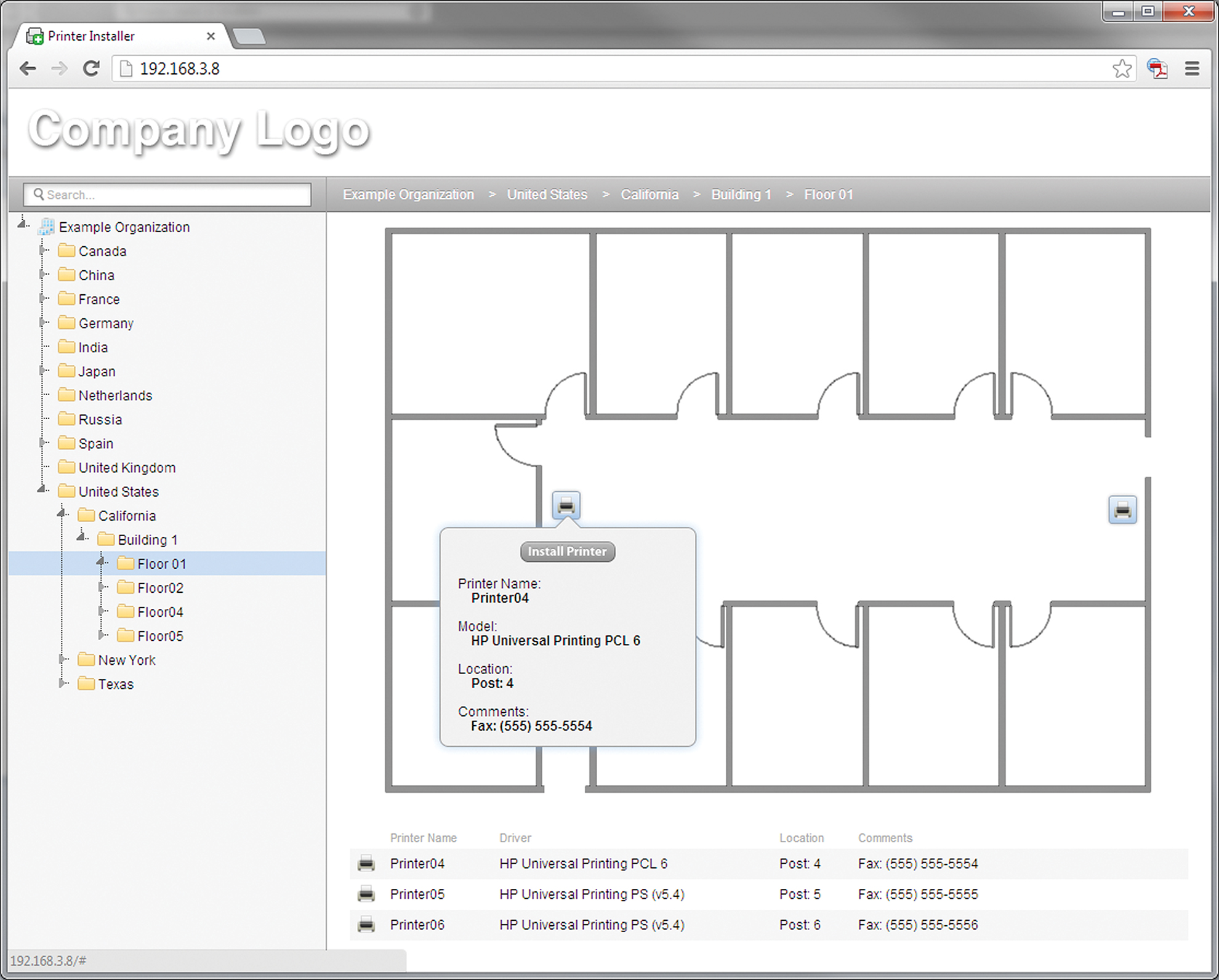 PrinterLogic Self Installation Portal