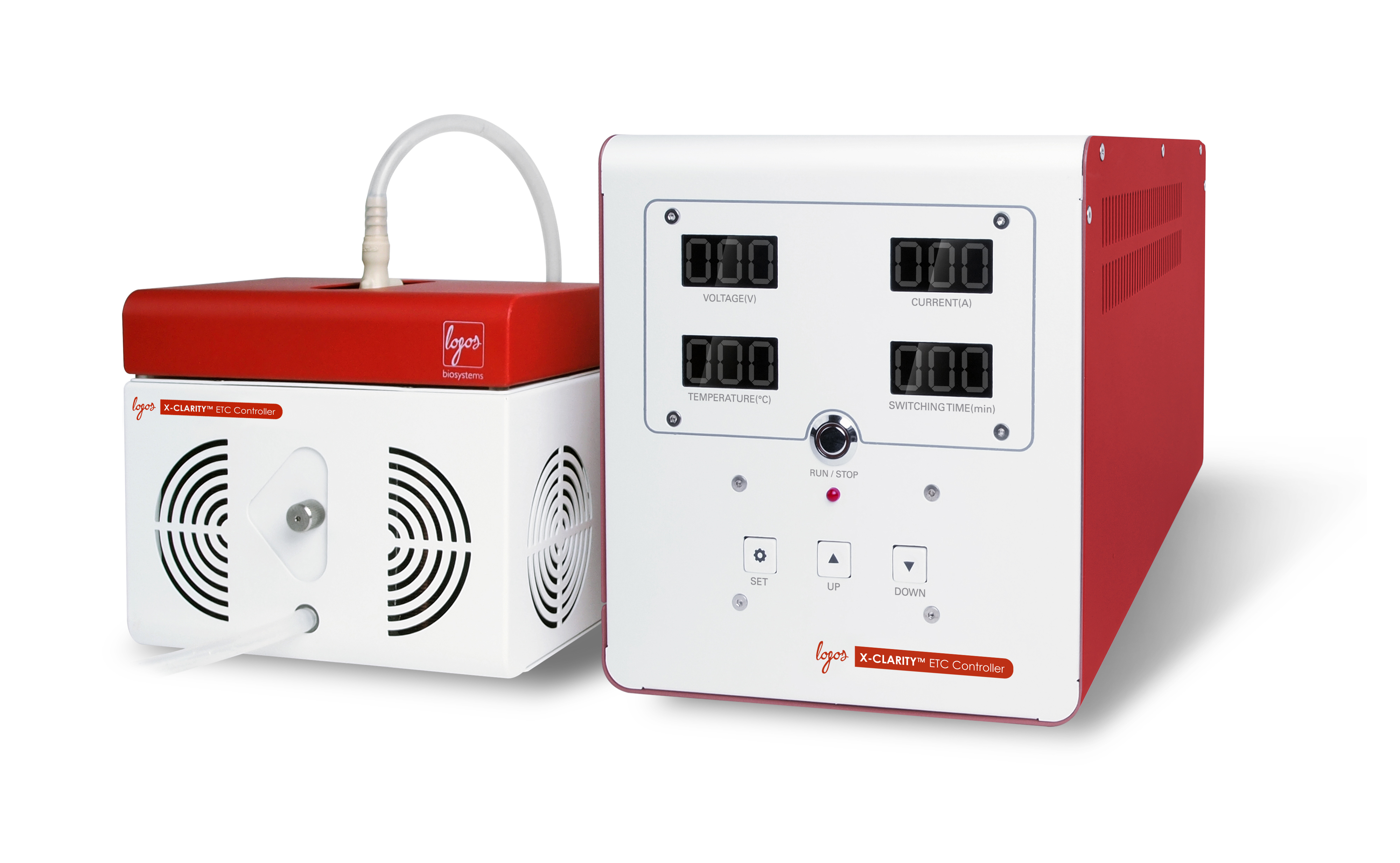 X-CLARITY™ ETC Chamber and Controller (L to R)