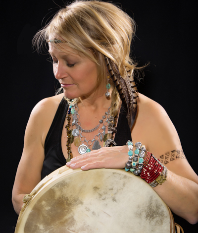 Kari Hohne of Get Tribal: drummer, producer, artist, heyoka.