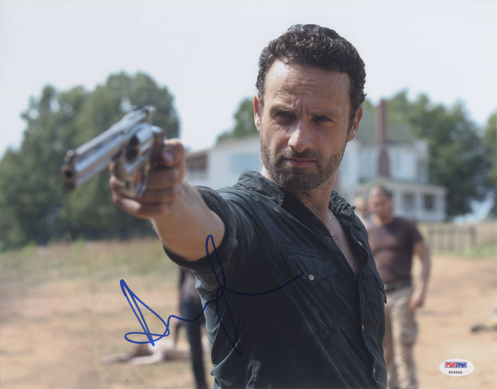 PSA is giving away an autographed Andrew Lincoln photo in conjunction with the 2015 New York Comic Con.