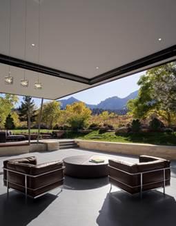 Designed  by Colorado architects Arch11 for outdoor enthusiasts, the Syncline House is Boulder’s first LEED Gold residence and unfolds into the surrounding landscape (photo: Raul Garcia).