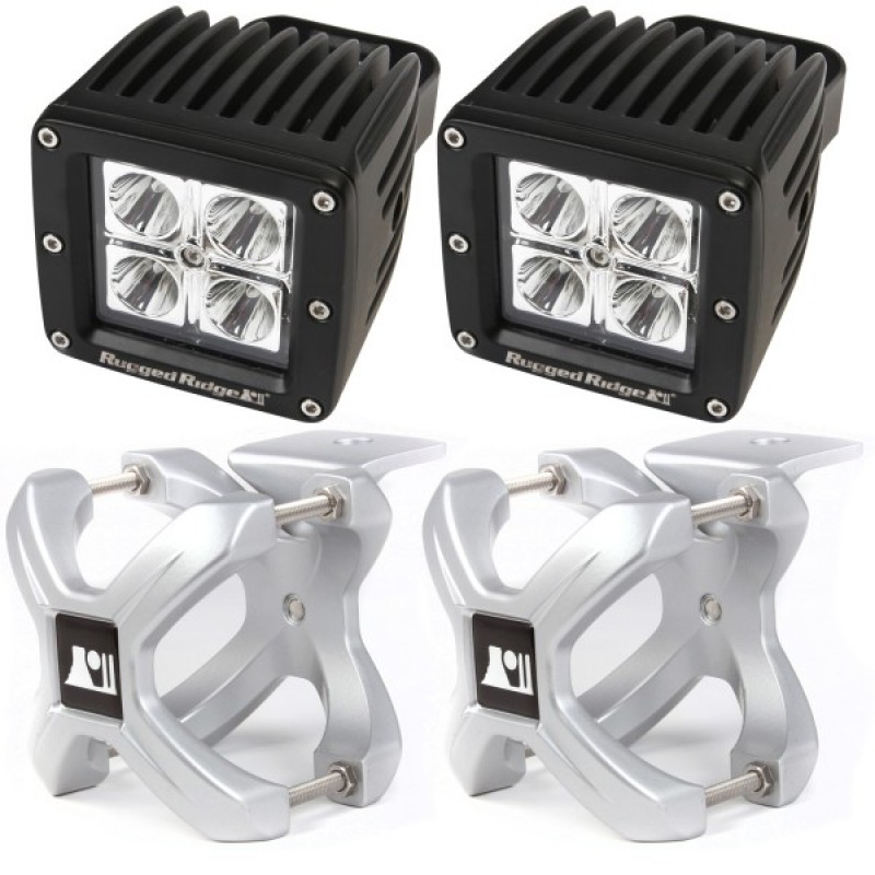 Rugged Ridge LED Light Kit with X-Clamps