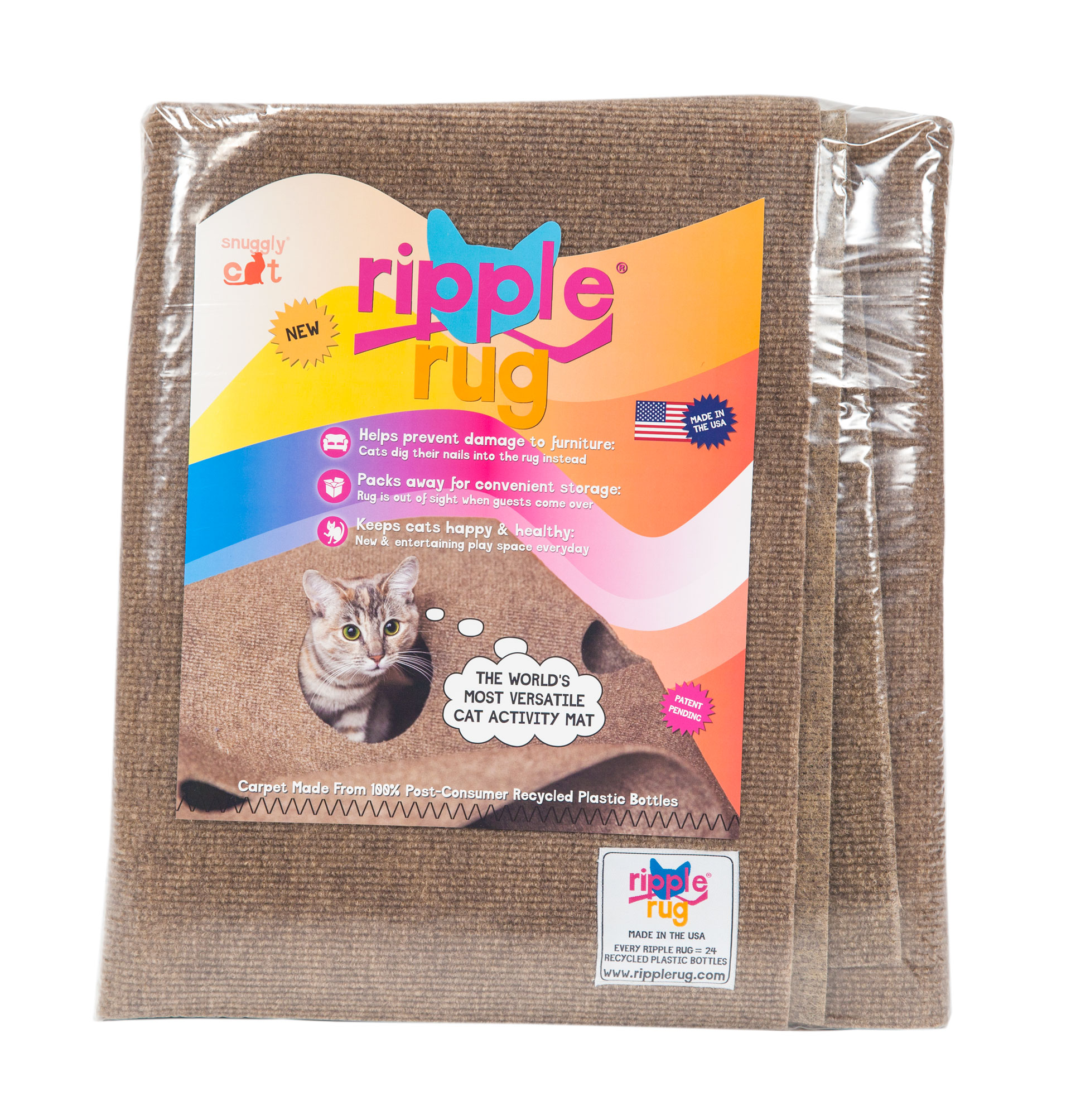 The Ripple Rug Cat Activity Mat - Interactive play with your cat