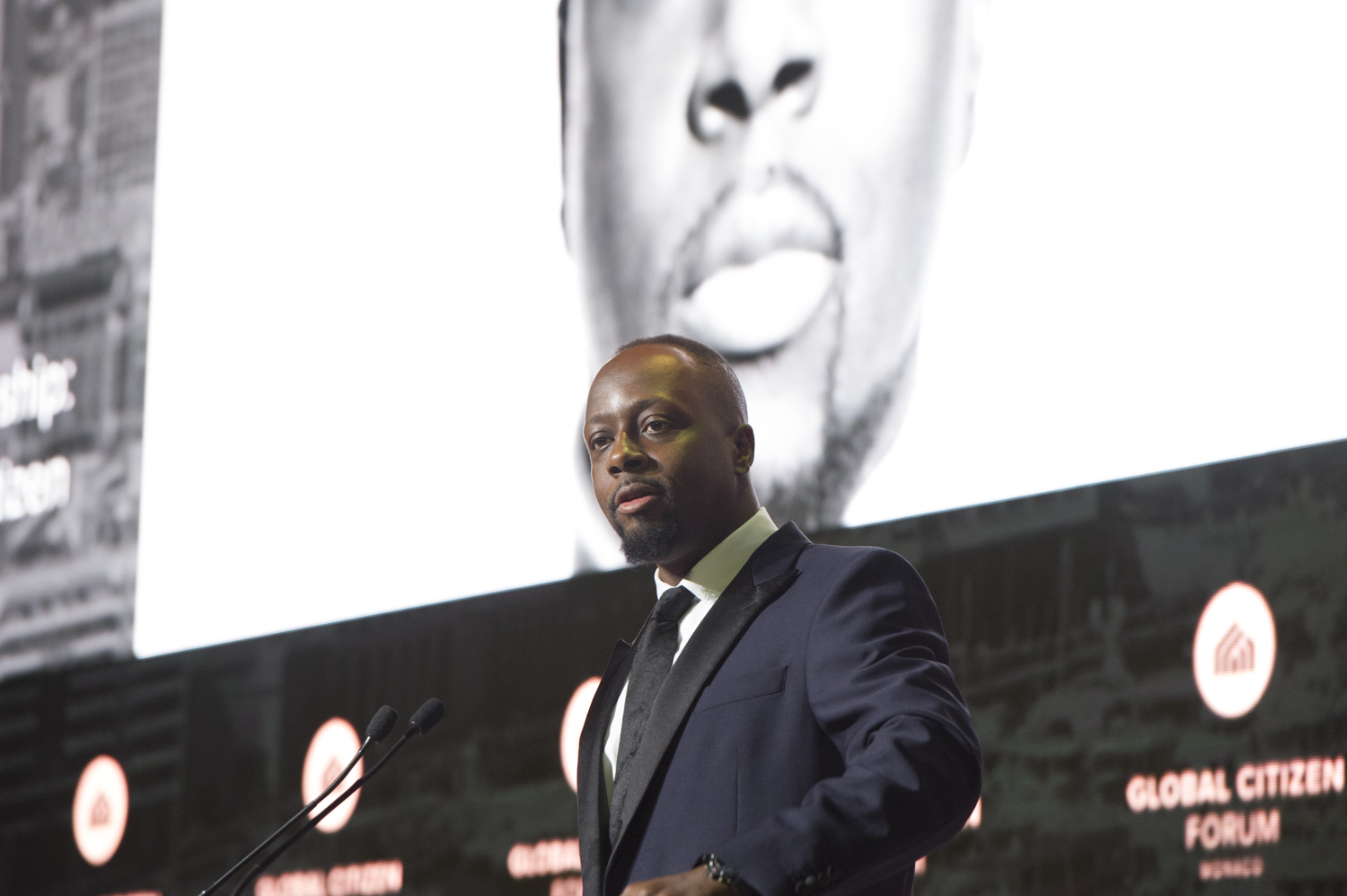 Wyclef Jean at the Global Citizen Forum 2015