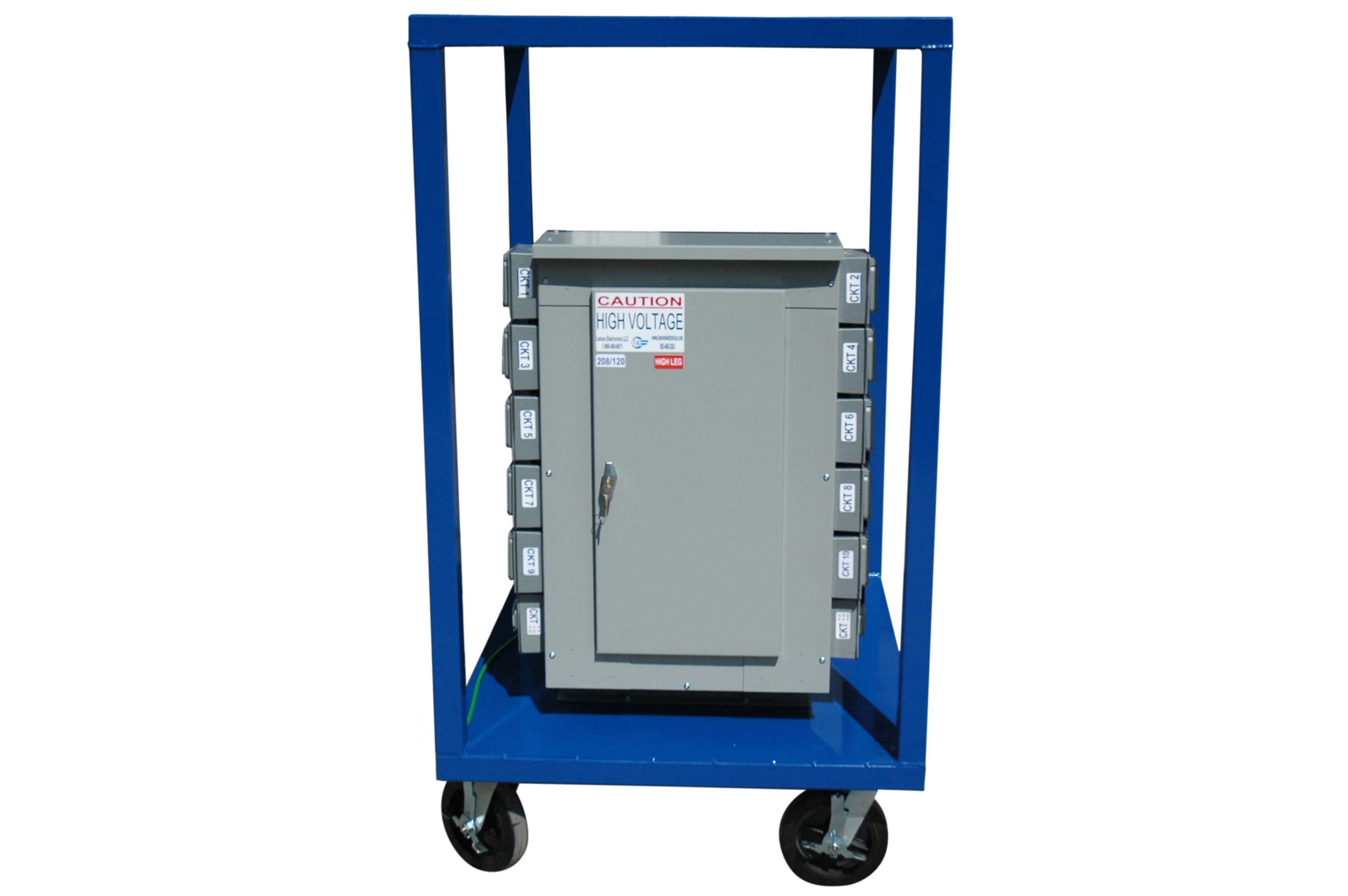 Portable Temporary Distribution Panel that steps up 208Y to 480V