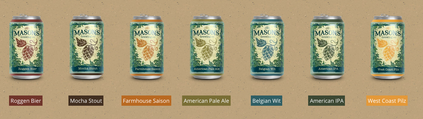 Mason's Brewing Company Beers