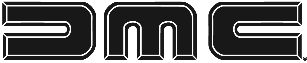 DeLorean Motor Company (DMC) logo.
