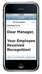 Manager to Employee Recognition