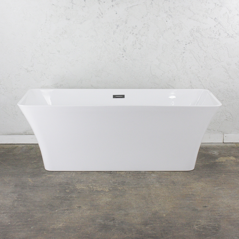 Air Jetted Sandava67 Simplicity Collection 67" long One Piece ACRYLIC Freestanding Bathtub