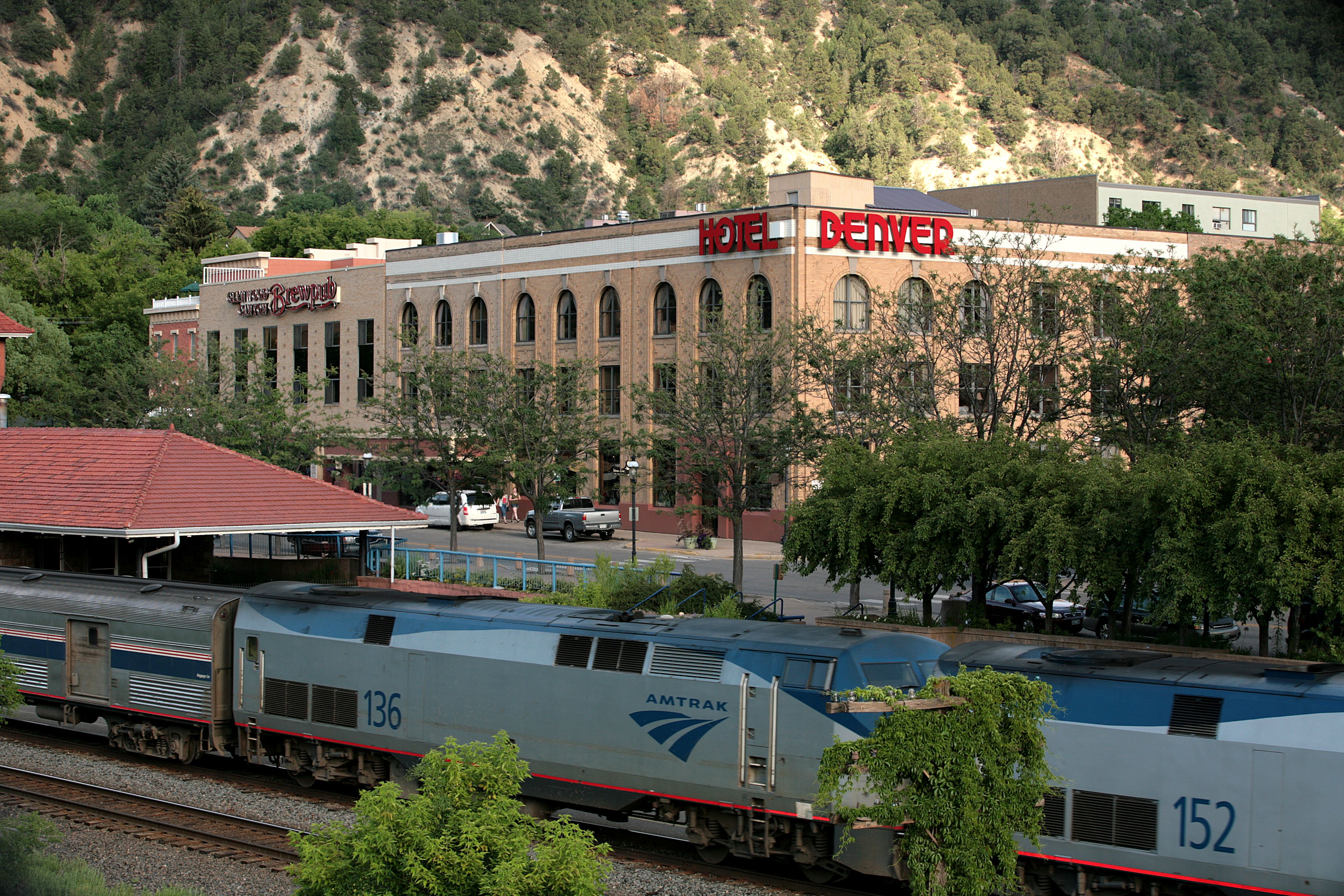 The Hotel Denver serves train passengers and tourists in Glenwood Springs, as it has since 1915.