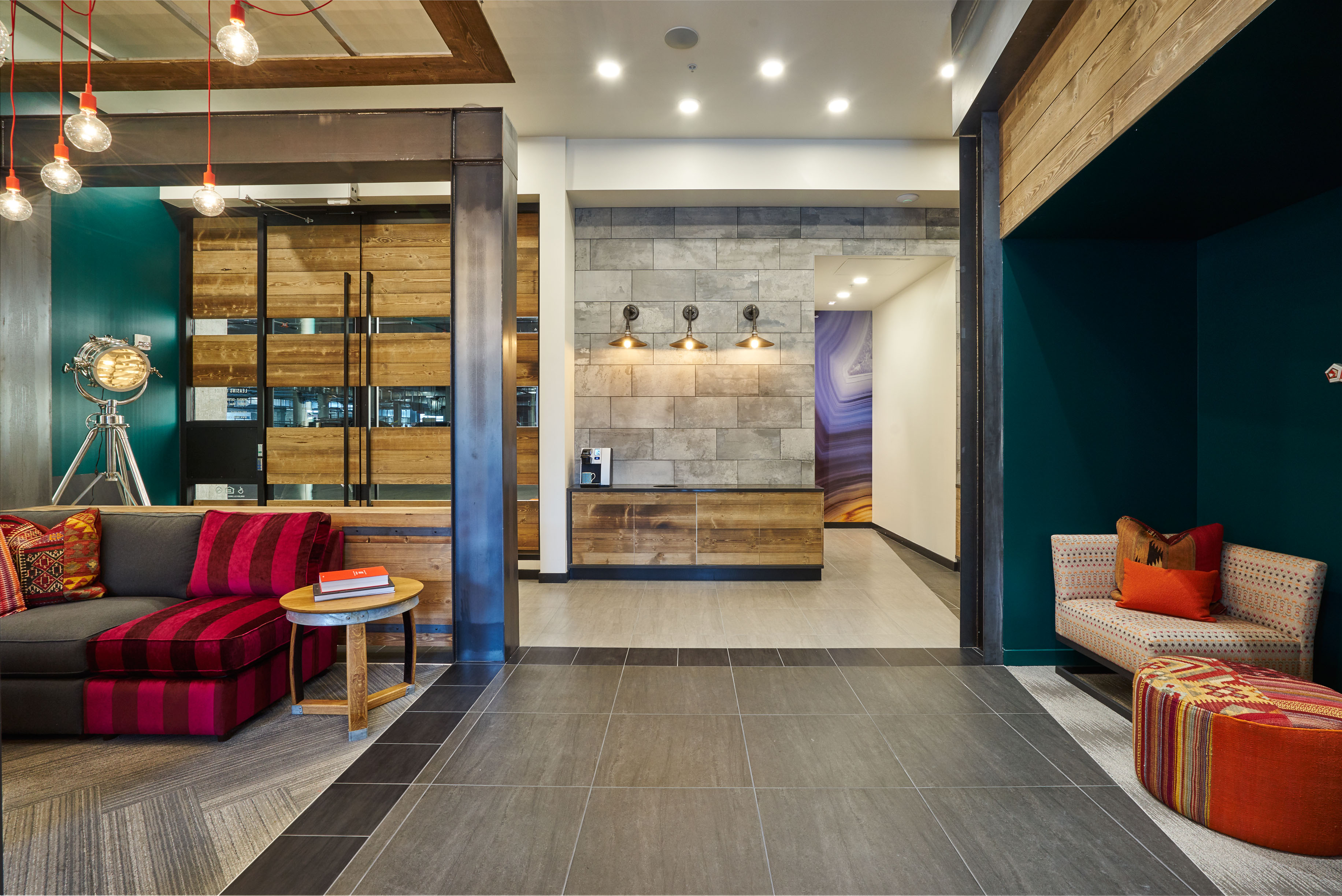 Portland Interior Design Firm Uses Creative Color Solutions for WayFinding in New Multifamily