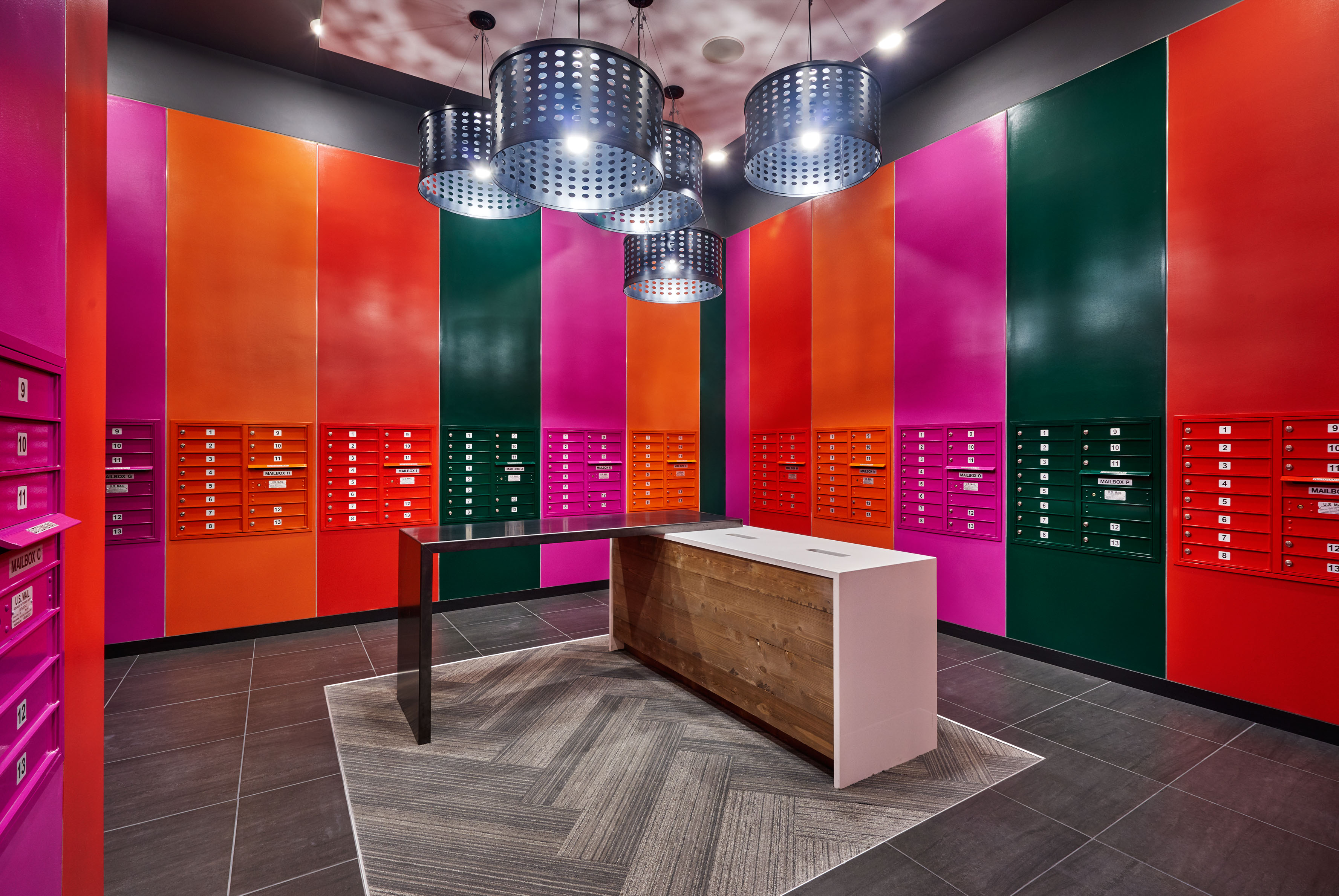 Portland Interior Design Firm Uses Creative Color Solutions for Way-Finding in New Multifamily Project