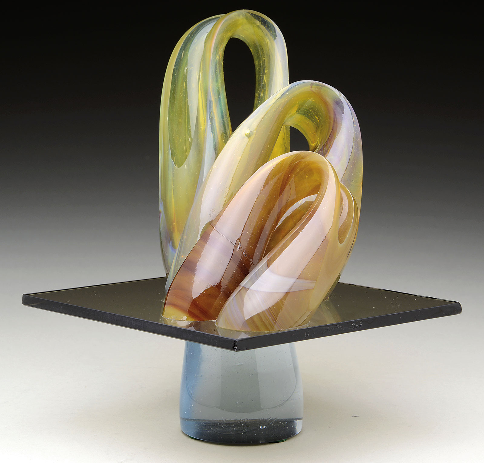 Harvey Littleton Glass Sculpture From The Jackson Collection