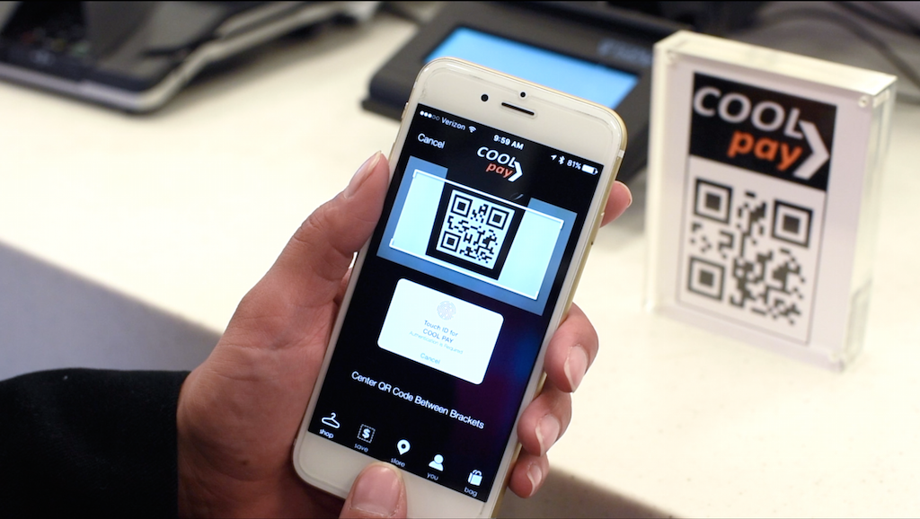 OmniPay makes it easy for a customer to select and purchase an item using a secure QR code.