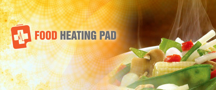 Serve heart warming and filling meals with the Food Heating Pad