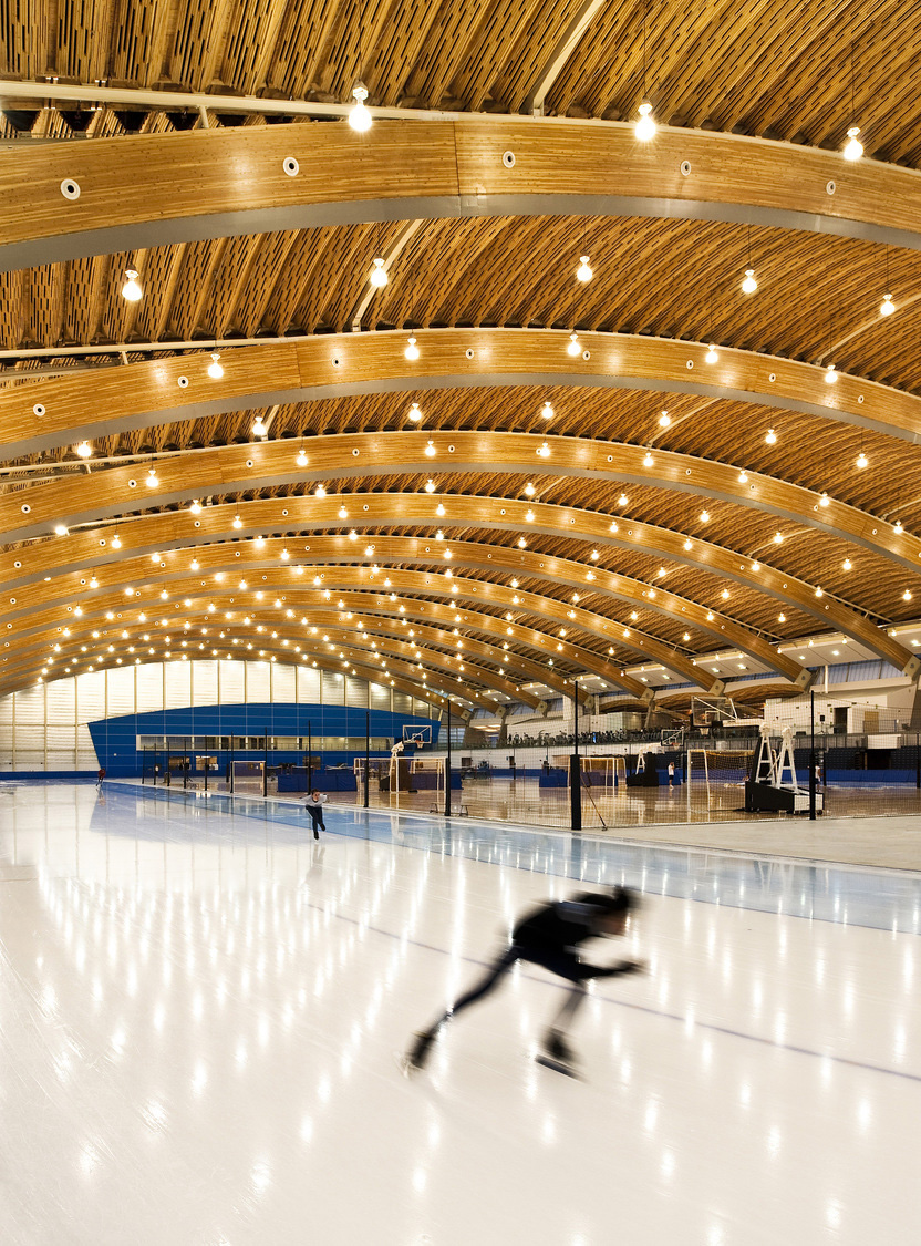 The Richmond Olympic Oval served as the signature venue for the 2010 Olympic Winter Games
