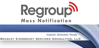 Regroup Mass Notification and Bradley Emergency Services Consulting, LLC. announce new partnership.