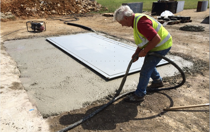 Very small and shallow footprint allows for 2 person, 1.5 day installation with minimal underground utility conflict.
