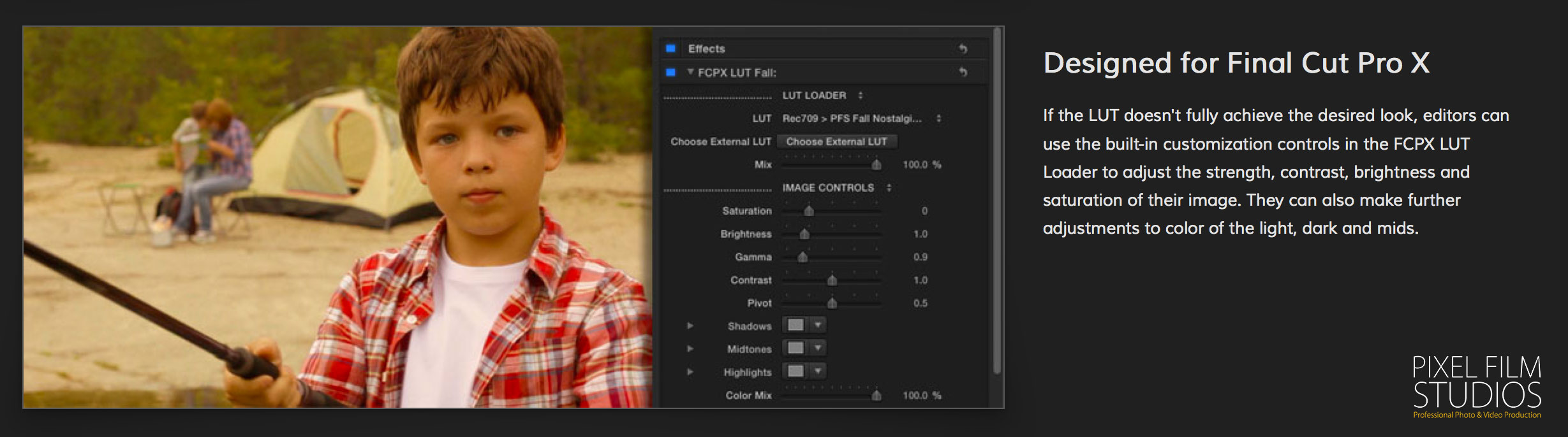 Pixel Film Studios Effects and Plugins - FCPX LUT Fall