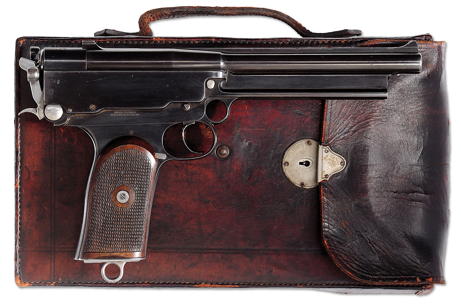 Uniquely Cased Gabbet-Fairfax Mars M1901, from the Dr. Geoff Sturgess Collection of Zurich, Switzerland; estimated at $40,000-60,000, sold for $69,000.