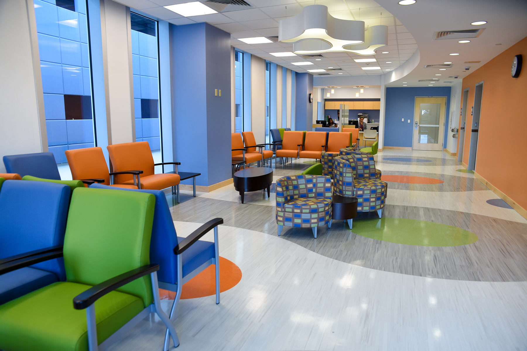 Lobby of the Miami Children's Hospital Ambulatory Surgery Center.