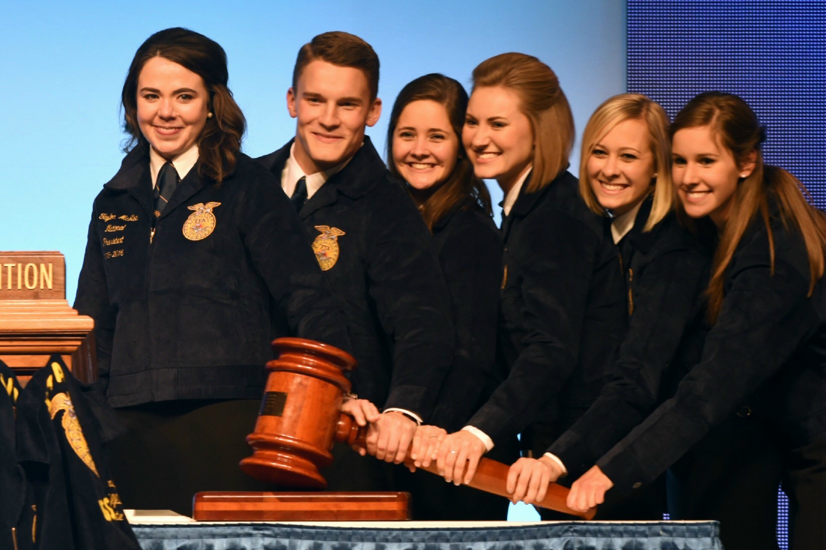 The 2015-16 National FFA Officer team was elected on Saturday, Oct. 31.