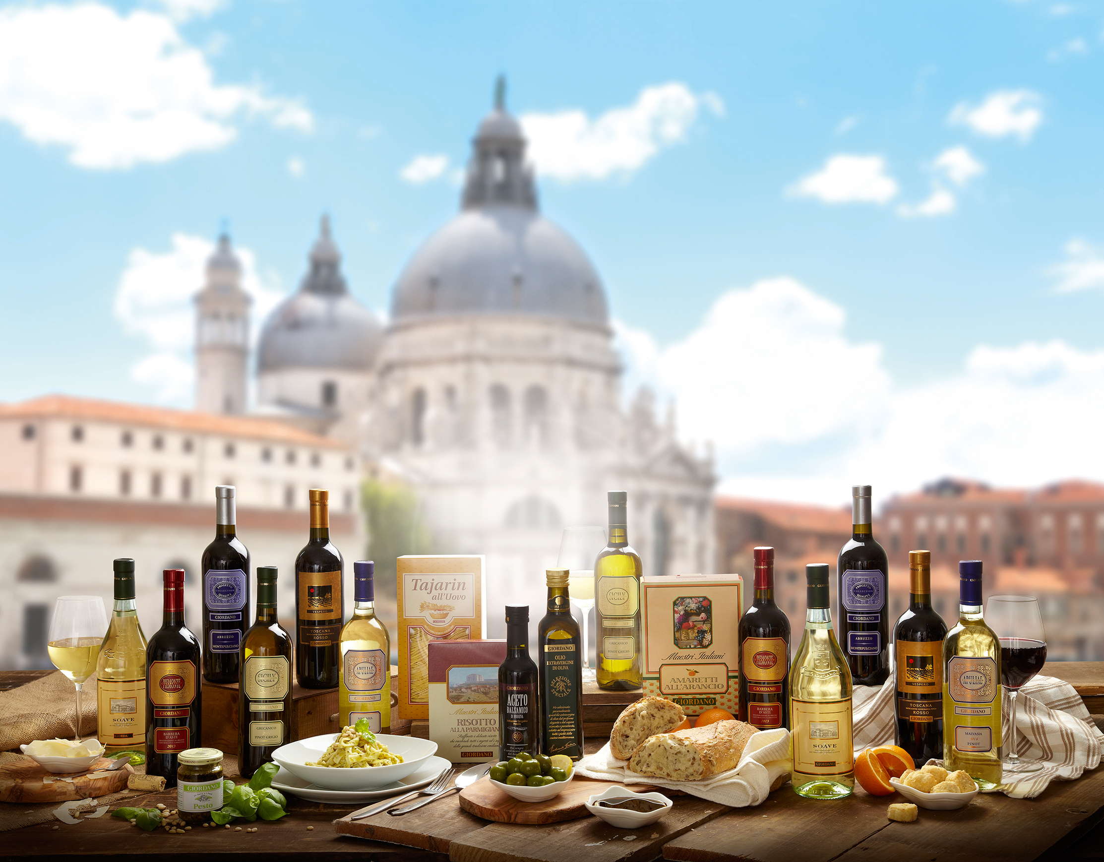 Italian wine and food offer from Giordano Wines