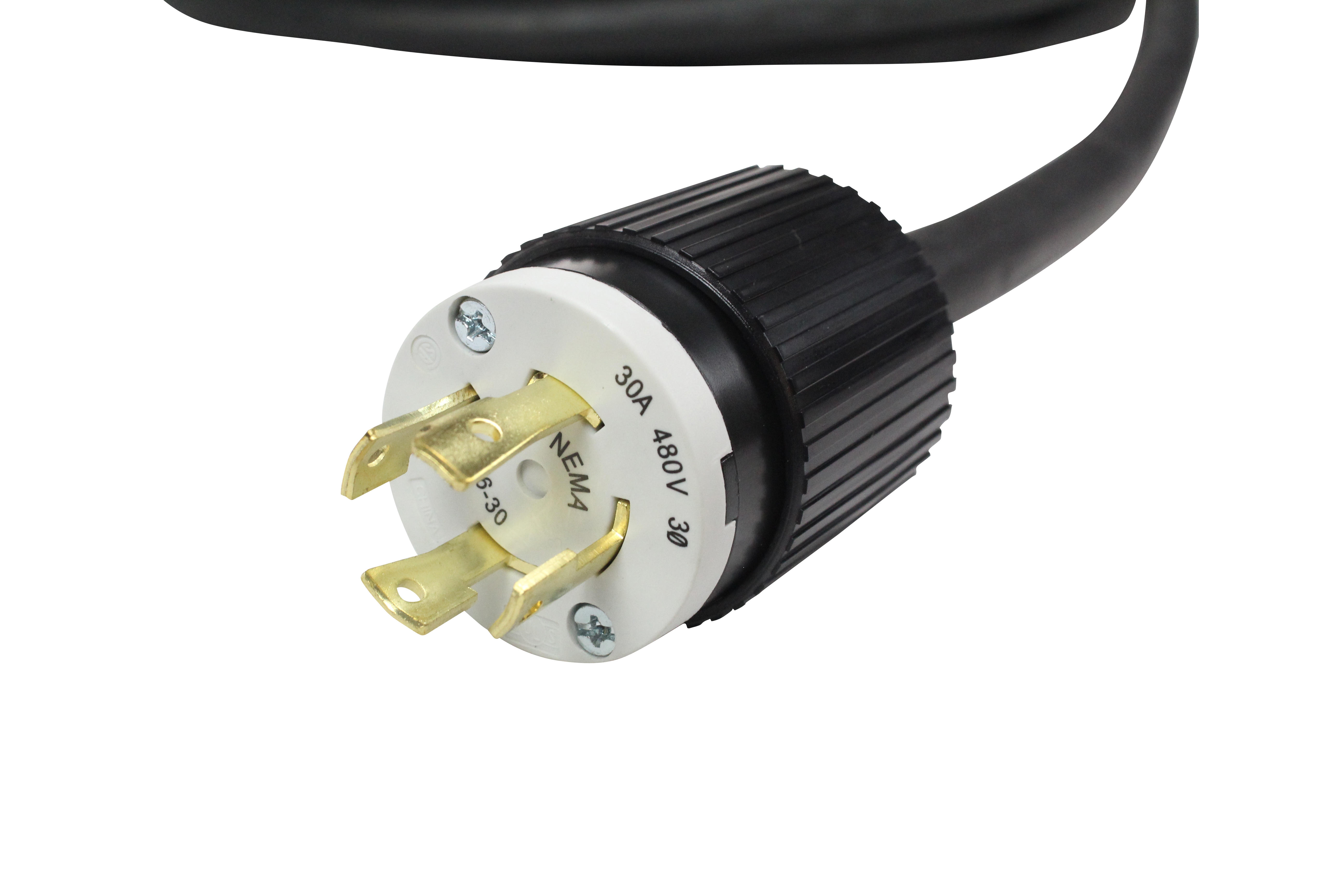 L16-30P Male Twist Lock Plug on 50' SOOW Cord