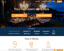 The Spot is a free marketplace for event spaces and curated experiences for corporate groups
