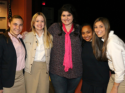 Ally Del Monte spoke with students at The Glenholme School on October 29, 2015.