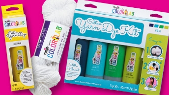 The Tulip Custom ColorLab program includes individual colors, color kits and 100% cotton yarns in three weights.