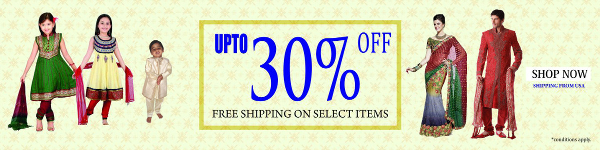 30% off clothing