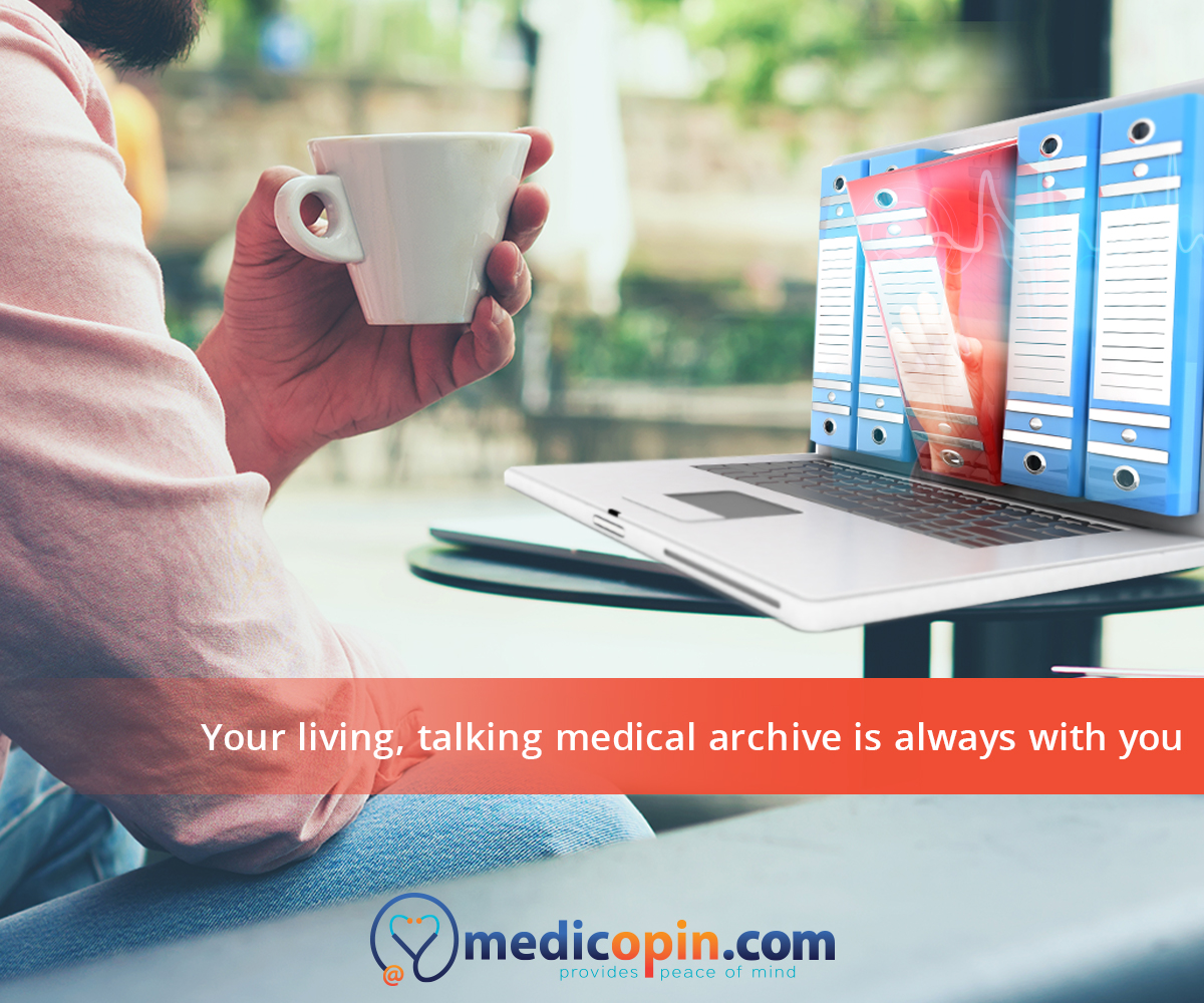 Our users have easy access to all of their medical data, test results and history wherever they have internet access