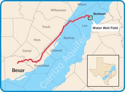 Many Texans call Vista Ridge the "Trans-Texas Water Highway" or "the California Water Model" of mass conveyance of groundwater.