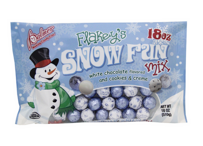 New for 2015, Flakey's Snow Fun Mix Cookies & Creme