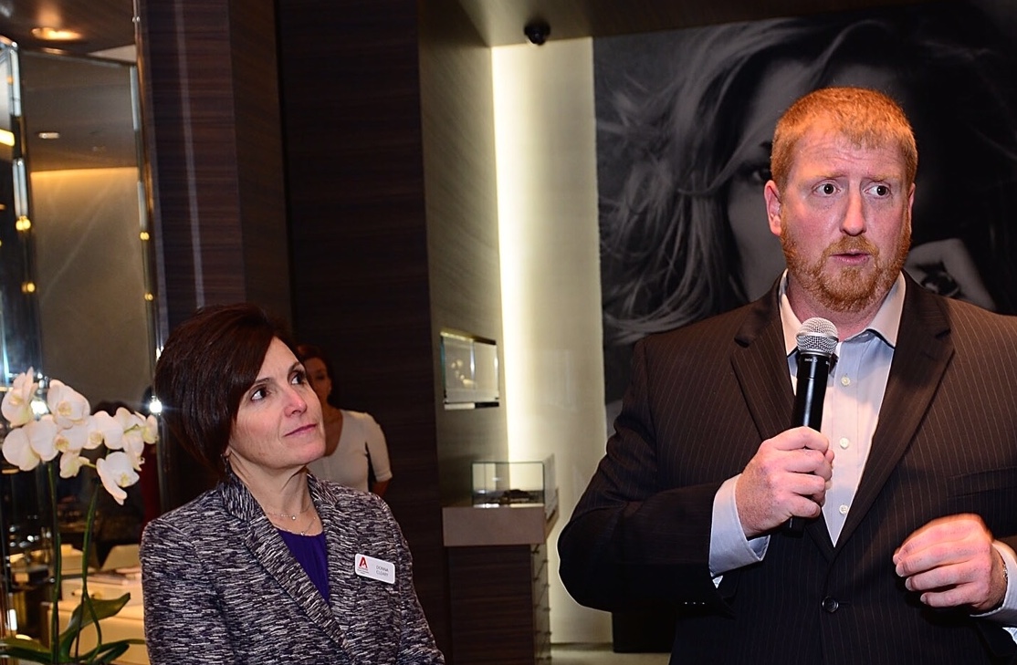 Steve Shanton, philanthropist and host, speaking at Holiday Shopping Event to benefit The ALS Association Greater Philadelphia Chapter (Photo by Lisa Lake/Getty Images for David Yurman)