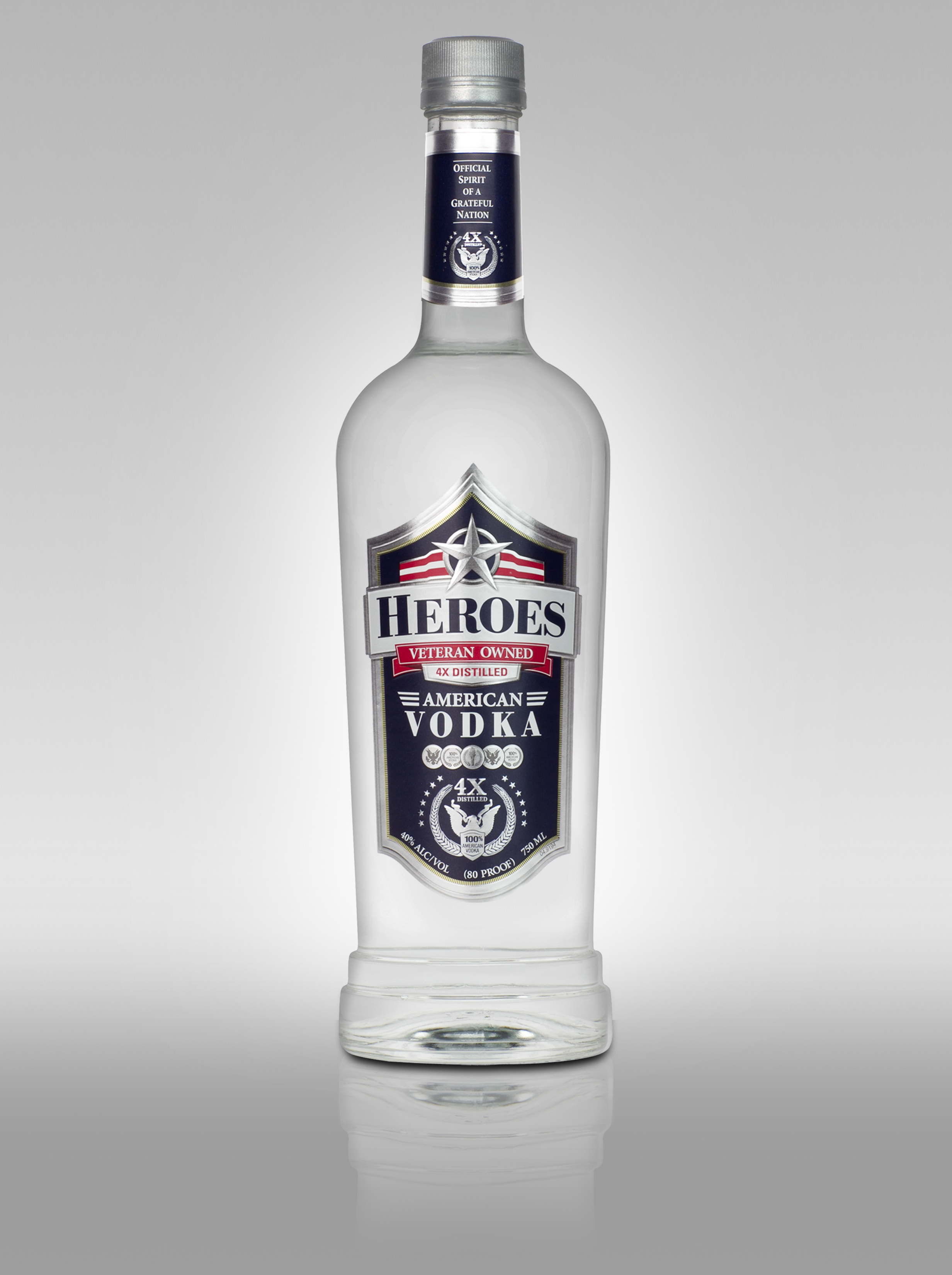 Heroes Vodka Bottle Shot