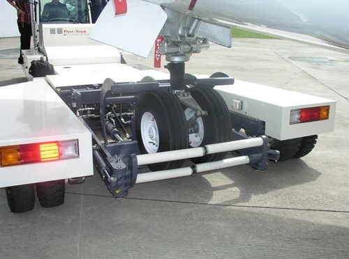 Flyer-Truck patented Nose Gear Wheel Cradle Technology