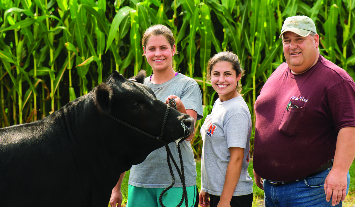 Randy Stabler's daughters, Kelsey Thomas and Shelby Stabler, are also involved in the day-to-day operations on Pleasant Valley Farm.