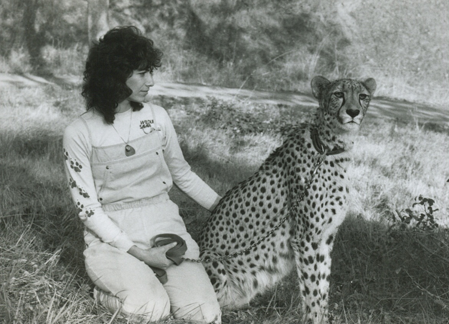 Dr. Laurie Marker with Khayam in 1976