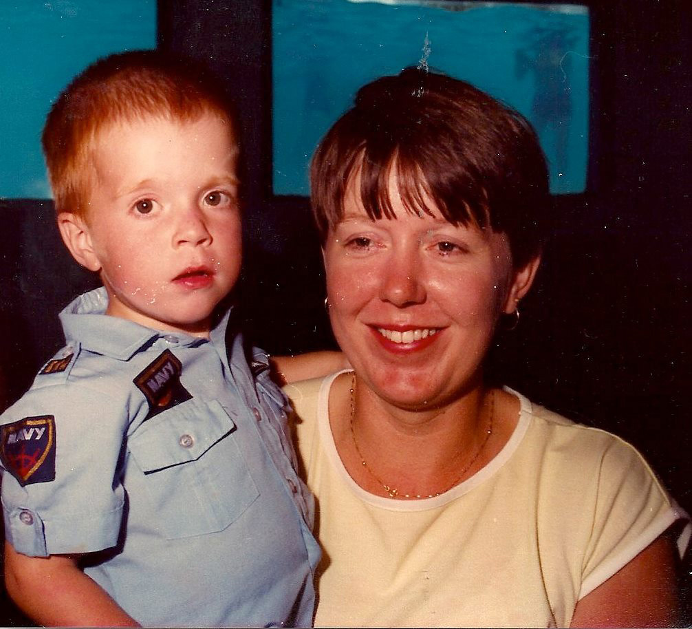 David Rawlings and his mum.